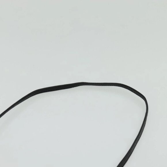 Salvatore Ferragamo Vala Shoulder Bag Leather Black Silver Auth - Picture 8 of 15